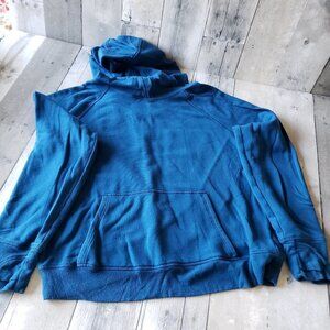 Athleta Girl Cross Over Blue Hoodie - Size XL - 14